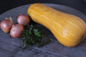Squash, shallots and thyme